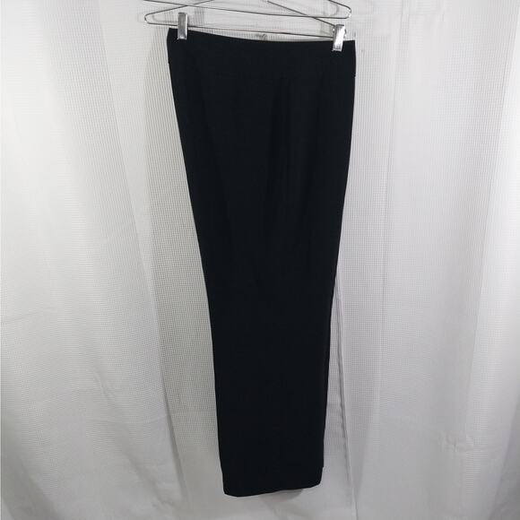 JONES NEW YORK! BLACK MICROFIBER, SLEEK STRAIGHT LEG DRESS PANTS SLACKS! SZ 16 - Picture 3 of 11